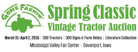 Mecum Auctions to Kick Off 2016 with Spring Classic Vintage Tractor Auction Image